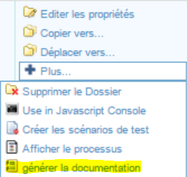 Générer la documentation